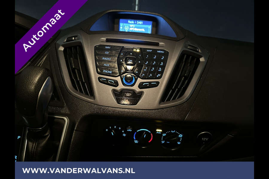 Ford Transit Custom 2.0TDCI 130pk Automaat L1H1 Euro6 Airco | 2x zijdeur | Trekhaak | LM velgen Cruisecontrol, Parkeersensoren, Dakdragers, Verwarmde voorruit, Bijrijdersbank