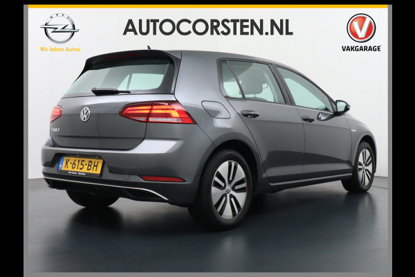 Volkswagen e-Golf 5drs Navi-Fullmap Ecc Adaptieve Cruise-Control Bluetooth Led Pdc Regen-Lichtsensor Select drive Car-Net App-Connect Elec.ramen en Spiegels E-DITION 1e Eigenaar!