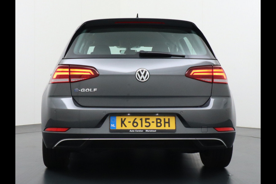 Volkswagen e-Golf 5drs Navi-Fullmap Ecc Adaptieve Cruise-Control Bluetooth Led Pdc Regen-Lichtsensor Select drive Car-Net App-Connect Elec.ramen en Spiegels E-DITION 1e Eigenaar!