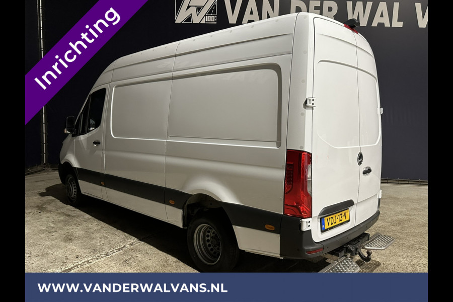 Mercedes-Benz Sprinter 516 CDI 164pk 3500kg Trekhaak L2H2 Dubbel Lucht Inrichting Euro6 Airco | Camera | Apple Carplay Cruisecontrol, Android Auto, Parkeersensoren