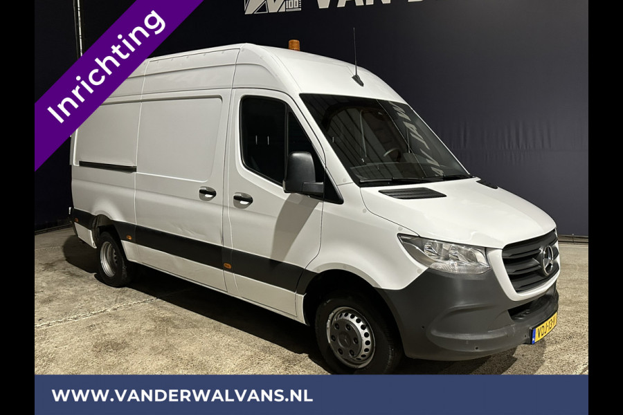 Mercedes-Benz Sprinter 516 CDI 164pk 3500kg Trekhaak L2H2 Dubbel Lucht Inrichting Euro6 Airco | Camera | Apple Carplay Cruisecontrol, Android Auto, Parkeersensoren