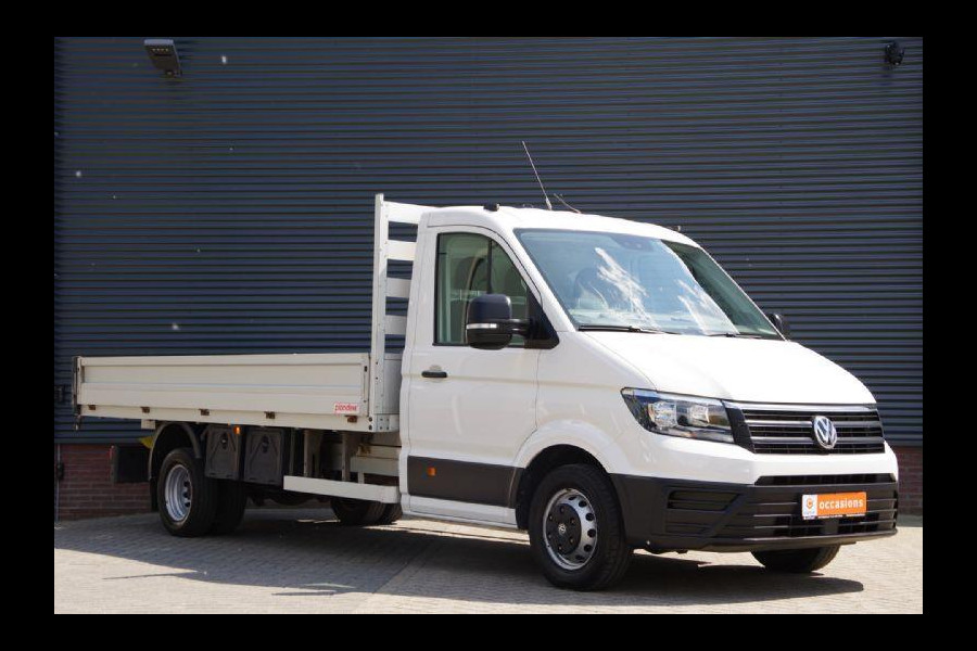 Volkswagen Crafter 50 2.0 TDI L4 177PK PICK-UP, 3.5T TREKGEW., DUBBEL LUCHT, CRUISE, AIRCO, BLUETOOTH, OPENLAADBAK, OPEN LAADBAK,