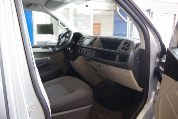 Volkswagen Transporter 2.0 TDI L2 150PK, AIRCO, CRUISE, NAVI, PARKEERSENSOREN, STOELVERWARMING DUBBELE CABINE LEVERBAAR