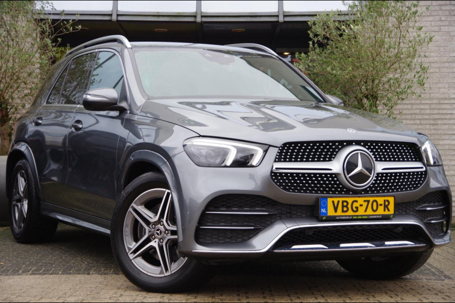 Mercedes-Benz GLE 300 D 4MATIC AMG, MARGE! VAN, GRIJS KENTEKEN, LED, TREKHAAK, MEMORY, 360 CAMERA, LEDER/ALCANTARA, PDC, 20'' AMG