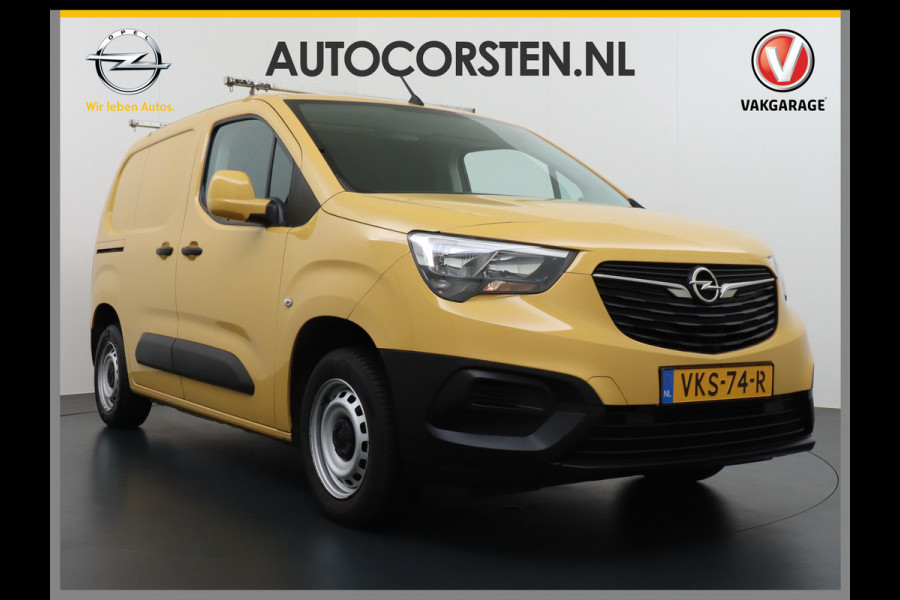 Opel Combo 1.5D L1H1 Edition 13x Op voorraad! 3-Persoons Airco Cruise Control Bluetooth Elektr.ramen Elektr.spiegels+Verwarmd Centr.Vergr+a Schuifdeur Betonplex vloer Lat om Lat betimmering Super Nette Combo!