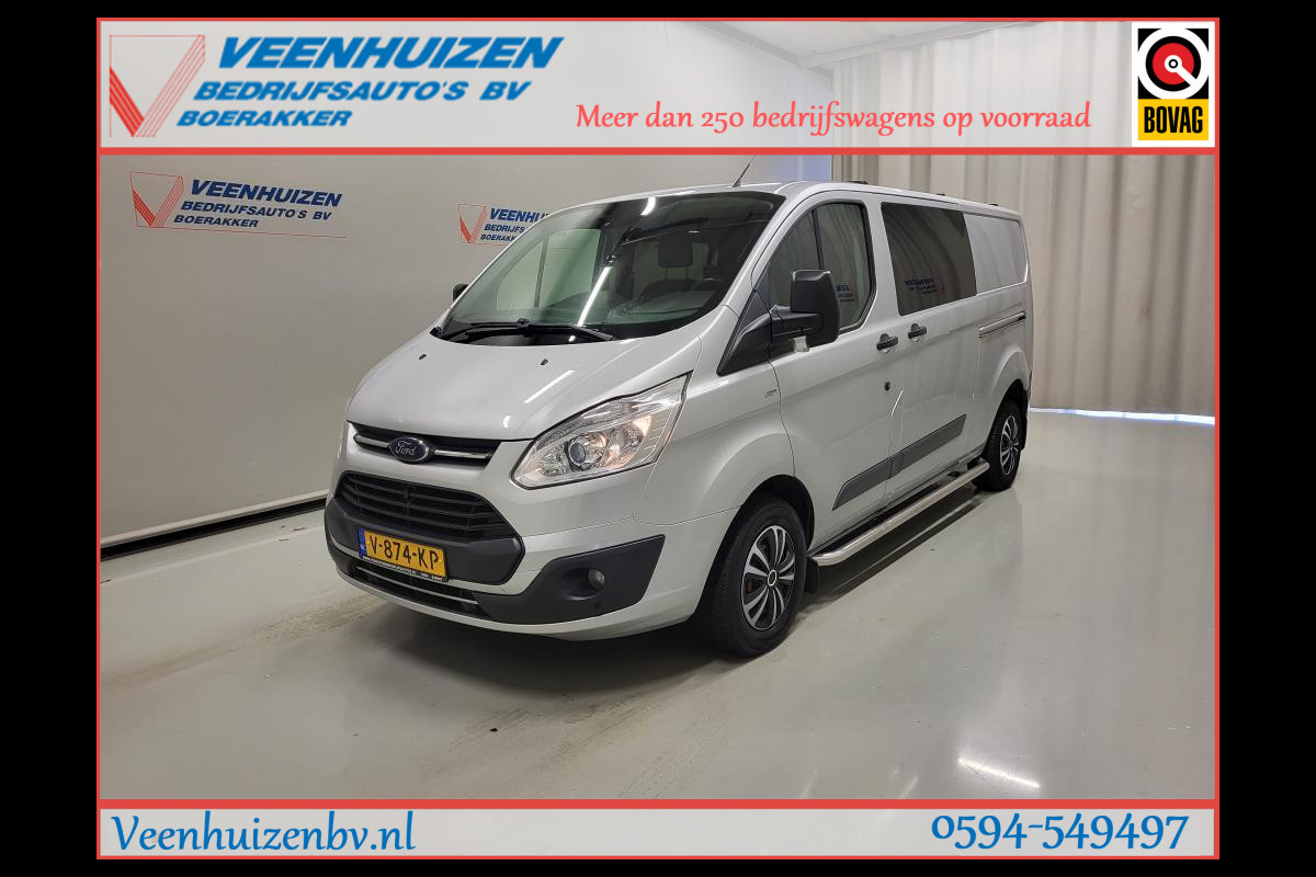 Ford Transit Custom 2.0TDCI L2/H1 Dubbele Cabine Euro 6!