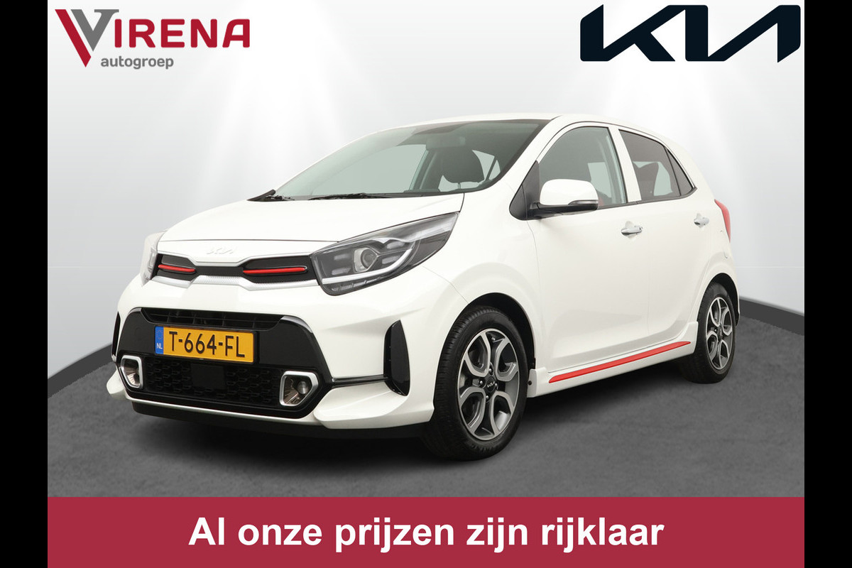 Kia Picanto 1.0 DPi GT-Line Automaat - Navigatie - Apple CarPlay/Android Auto - Cruise Control - Climate Control - Fabrieksgarantie Tot 2030