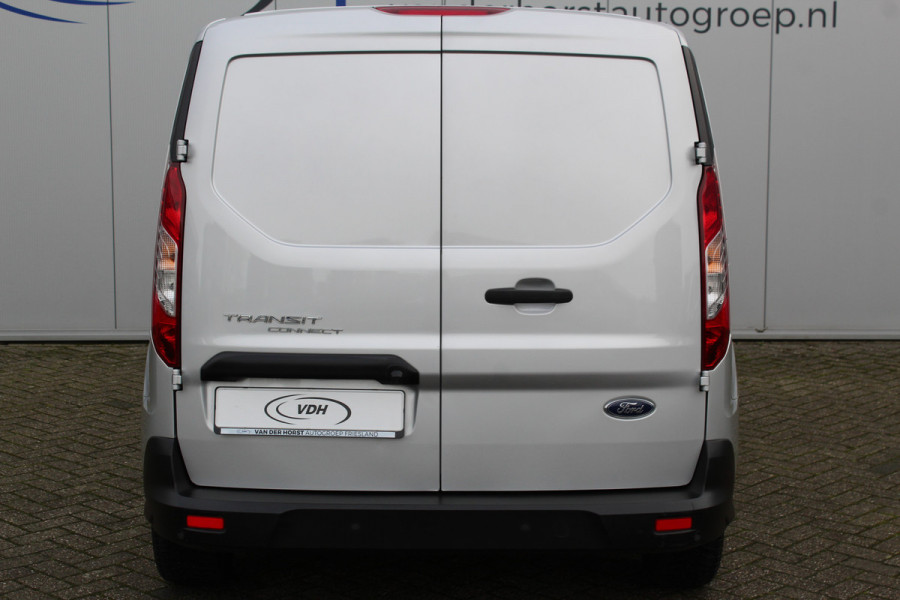 Ford Transit Connect 1.5-120pk EcoBlue S&S L2 Trend AUTOMAAT ! Opgelet ! Deze nette en luxe Ford Connect kan u nog jaren tot dienst zijn ! Navigatie, telefoonvoorb., volautm. airco, stoel-, spiegel- en voorraamverw., cruise control, camera, pdc v+a, metallic lak, LM wielen etc.