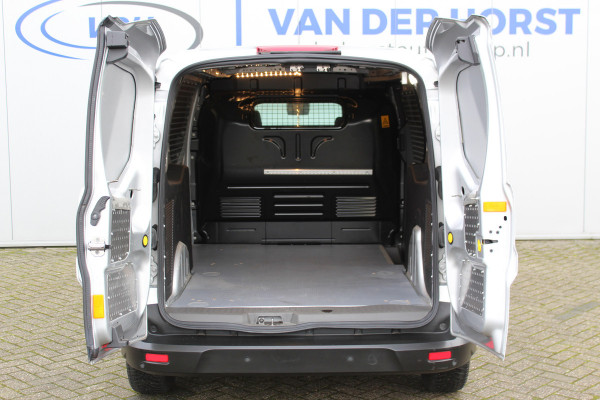 Ford Transit Connect 1.5-120pk EcoBlue S&S L2 Trend AUTOMAAT ! Opgelet ! Deze nette en luxe Ford Connect kan u nog jaren tot dienst zijn ! Navigatie, telefoonvoorb., volautm. airco, stoel-, spiegel- en voorraamverw., cruise control, camera, pdc v+a, metallic lak, LM wielen etc.