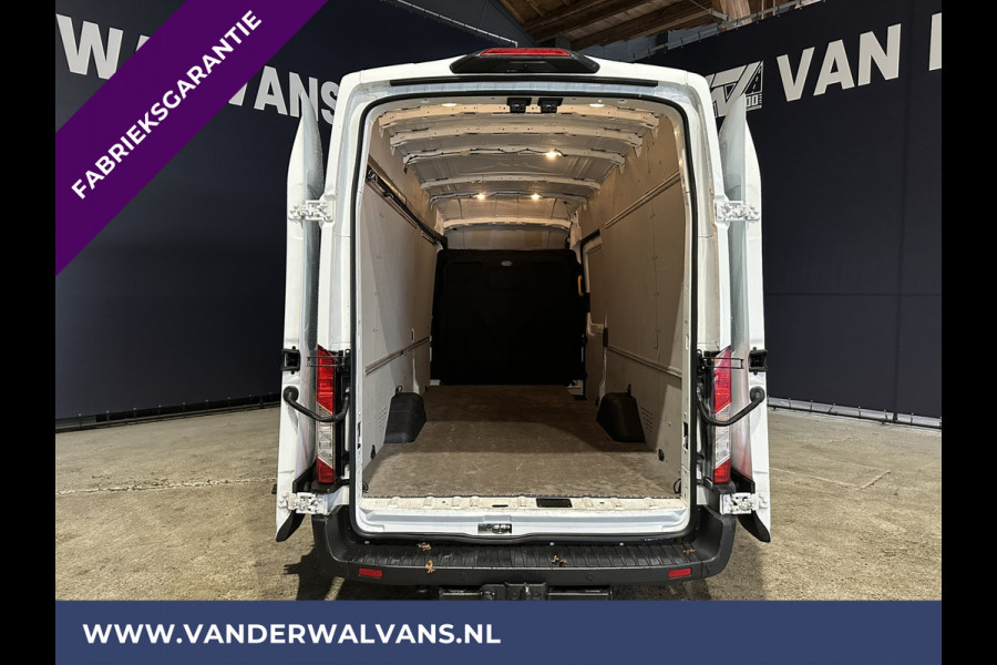 Ford Transit 2.0 TDCI 131pk L4H3 Jumbo Fabrieksgarantie Euro6 Airco | Camera | Cruisecontrol | 2750kg Trekhaak Stoelverwarming, Verwarmde voorruit, Parkeersensoren, Bijrijdersbank