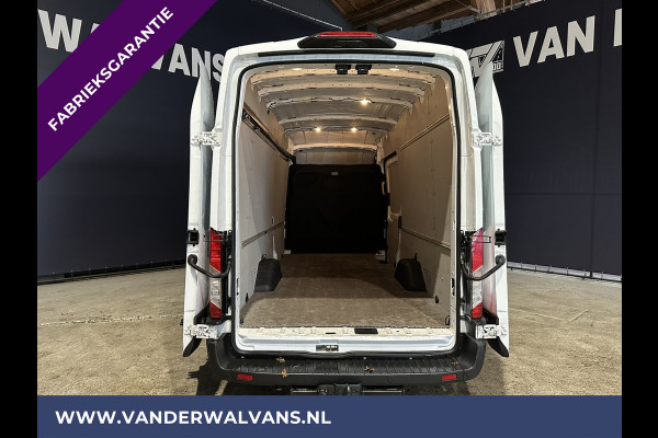 Ford Transit 2.0 TDCI 131pk L4H3 Jumbo Fabrieksgarantie Euro6 Airco | Camera | Cruisecontrol | 2750kg Trekhaak Stoelverwarming, Verwarmde voorruit, Parkeersensoren, Bijrijdersbank