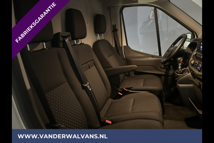 Ford Transit 2.0 TDCI 131pk L4H3 Jumbo Fabrieksgarantie Euro6 Airco | Camera | Cruisecontrol | 2750kg Trekhaak Stoelverwarming, Verwarmde voorruit, Parkeersensoren, Bijrijdersbank