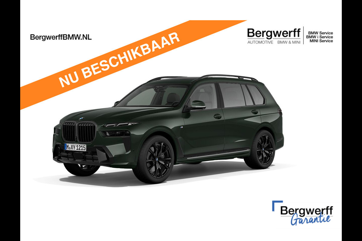 BMW X7 xDrive40i M-Sport Pro - 7-Zits - Individual "Malachitgrün" - Executive Drive Pro - Active Steering BMW X7 xDrive40i M-Sport Pro - 7-Zits - Individual "Malachitgrün" - Executive Drive Pro - Active Steering