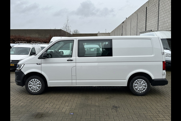 Volkswagen Transporter 2.0 TDI 150PK EURO6**BPM VRIJ**L2H1 DC Automaat/dubbele cabine/navigatie