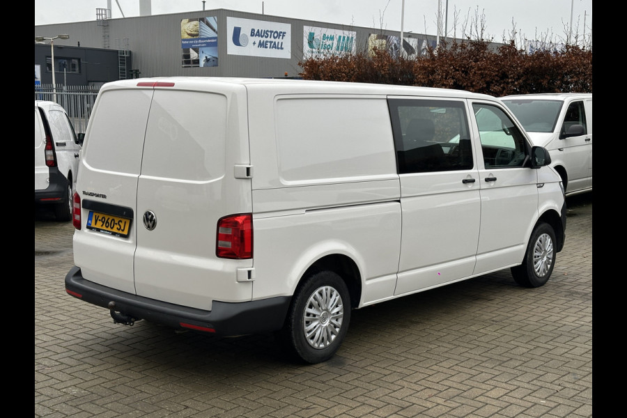 Volkswagen Transporter 2.0 TDI 150PK EURO6**BPM VRIJ**L2H1 DC Automaat/dubbele cabine/navigatie