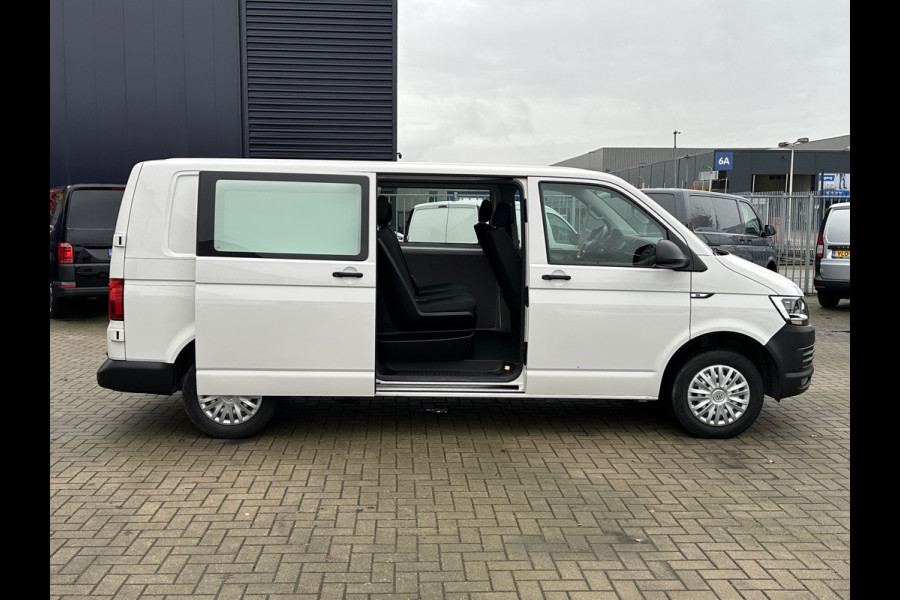 Volkswagen Transporter 2.0 TDI 150PK EURO6**BPM VRIJ**L2H1 DC Automaat/dubbele cabine/navigatie