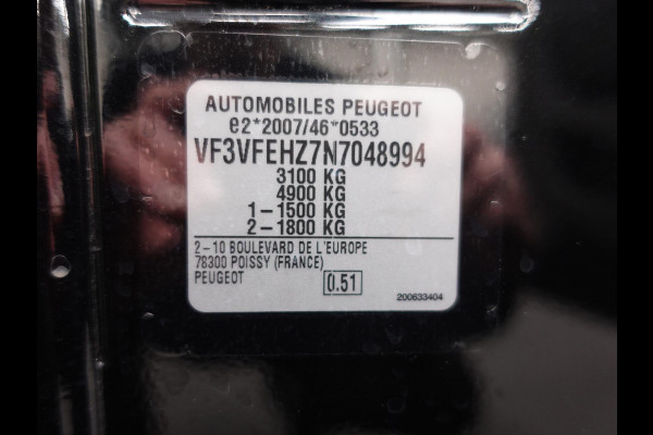 Peugeot Expert 2.0 180PK Long L3 Premium Dubbele Cabine Automaat Airco Cruise control Bluetooth Navigatie Carplay Trekhaak