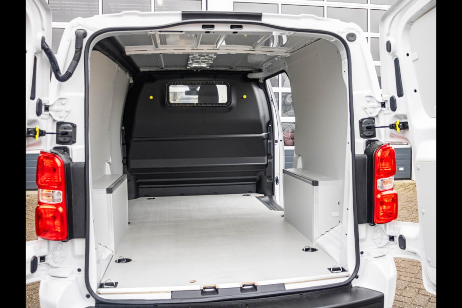 Fiat E-Scudo L3 75 kWh | Pack City | Pack Exterieur | 17" | Laadruimte afw. | Full Led Kopl. | Tussenschot | Reservewiel