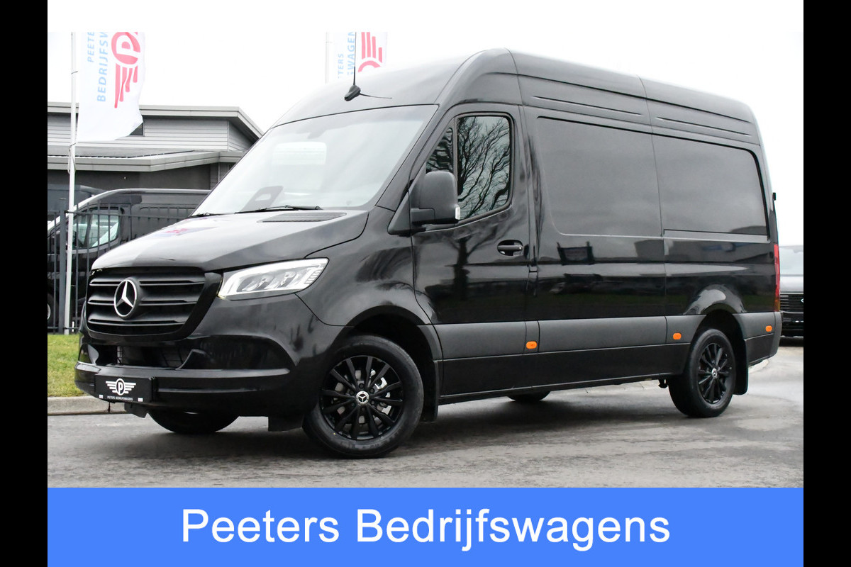 Mercedes-Benz Sprinter 319 1.9 CDI L2H2 Pro Black Edition Facelift! Camera, Cruise, Carplay, 190PK, Automaat, LED, Multimedia, Uniek!