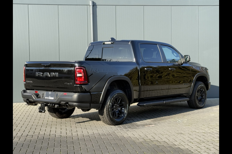 Dodge Ram 1500 3.0 420 PK REBEL PREMIUM / HURRICANE / 2025 MODEL / NIGHT EDITION / LUCHTVERING / PANO / 360 CAMERA / TREKHAAK / 3500 KG AH