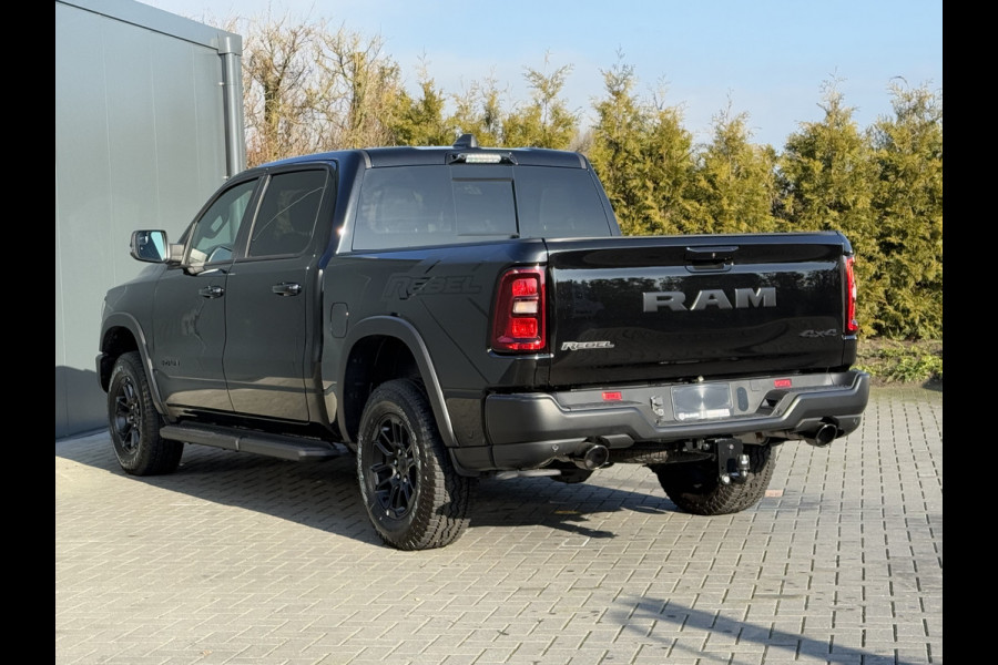 Dodge Ram 1500 3.0 420 PK REBEL PREMIUM / HURRICANE / 2025 MODEL / NIGHT EDITION / LUCHTVERING / PANO / 360 CAMERA / TREKHAAK / 3500 KG AH