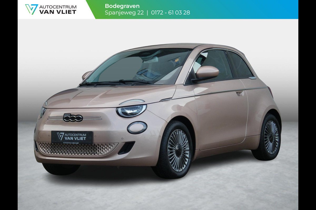 Fiat 500E 3+1 42 kWh | APPLE CARPLAY | ACHTERUITRIJCAMERA | STOELVERWARMING |