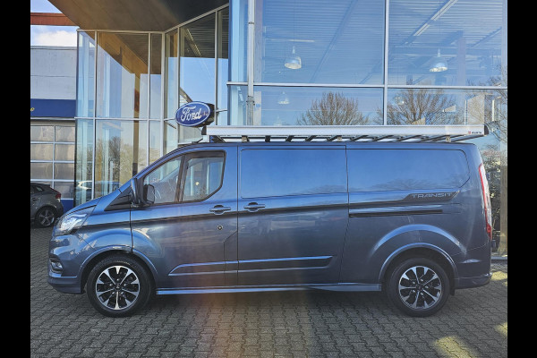 Ford Transit Custom 290 2.0 TDCi L1H1 185Pk Automaat Sport Xenon | Camera | Stoelverwarming | Half leder | Imperiaal | Ladder | Trekhaak | PDC v+a etc.