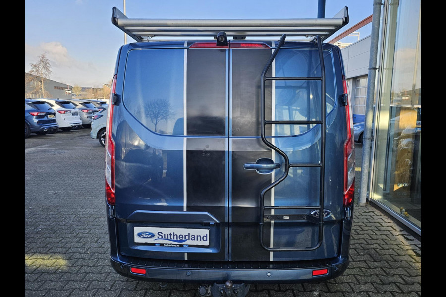 Ford Transit Custom 290 2.0 TDCi L1H1 185Pk Automaat Sport Xenon | Camera | Stoelverwarming | Half leder | Imperiaal | Ladder | Trekhaak | PDC v+a etc.