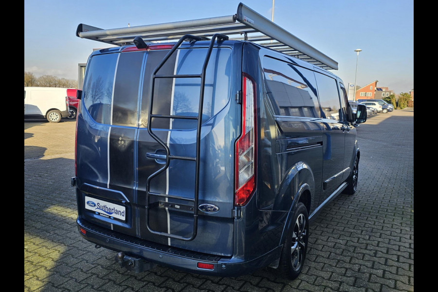 Ford Transit Custom 290 2.0 TDCi L1H1 185Pk Automaat Sport Xenon | Camera | Stoelverwarming | Half leder | Imperiaal | Ladder | Trekhaak | PDC v+a etc.