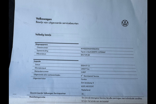 Volkswagen Tiguan 1.4 TSI ACT Connected Series * Cruise * Trekhaak * AppleCarPlay * Visueel cockpit *