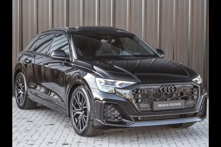 Audi Q8 55TFSI e QUATTRO PRO LINE S COMPETITION | S-SEATS | PANORAMADAK | 4 WIEL BESTURING | B&O SOUND | HEAD-UP | LUCHTVERING | DAB+ |