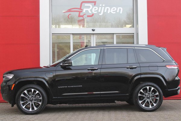 Jeep Grand Cherokee 2.0 381PK OVERLAND 4xe | PANORAMISCH SCHUIF/KANTEL DAK | MCINTOSH PREMIUM AUDIO SYSTEM | HEAD UP DISPLAY | VOORSTOELEN ELEKTRISCH VERSTELBAAR | MULITIMEDIA SCHERM VOOR BIJRIJDER | ELEKTRISCH BEDIENBARE ACHTERKLEP | STOEL/STUUR VERWARMING | LEDEREN BEKLEDING | APPLE CARPLAY/ANDROID AUTO | 360° CAMERA | STOEL KOELING |