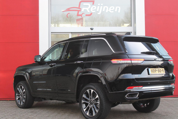 Jeep Grand Cherokee 2.0 381PK OVERLAND 4xe | PANORAMISCH SCHUIF/KANTEL DAK | MCINTOSH PREMIUM AUDIO SYSTEM | HEAD UP DISPLAY | VOORSTOELEN ELEKTRISCH VERSTELBAAR | MULITIMEDIA SCHERM VOOR BIJRIJDER | ELEKTRISCH BEDIENBARE ACHTERKLEP | STOEL/STUUR VERWARMING | LEDEREN BEKLEDING | APPLE CARPLAY/ANDROID AUTO | 360° CAMERA | STOEL KOELING |