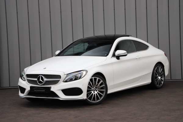 Mercedes-Benz C-Klasse Coupé 180 AMG | Aut7 | Panoramadak | Stoelverwarming | Pdc | Led | Cruise | 19 Inch AMG | 2018.