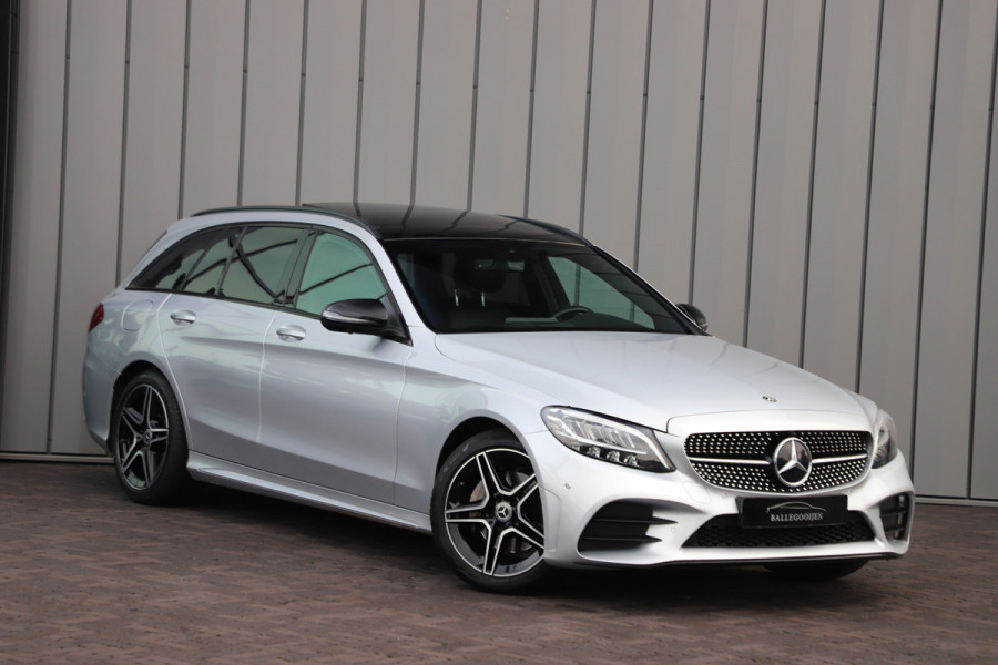 Mercedes-Benz C-Klasse Estate 180 AMG Aut9 | 156PK | Panoramadak | Stoelverw. | Virtual | Apple-carplay | Led | NL-auto | Face-lift | 2018.