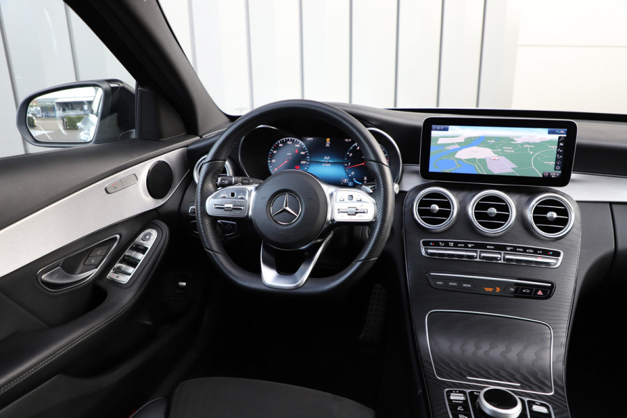 Mercedes-Benz C-Klasse Estate 180 AMG Aut9 | 156PK | Panoramadak | Stoelverw. | Virtual | Apple-carplay | Led | NL-auto | Face-lift | 2018.