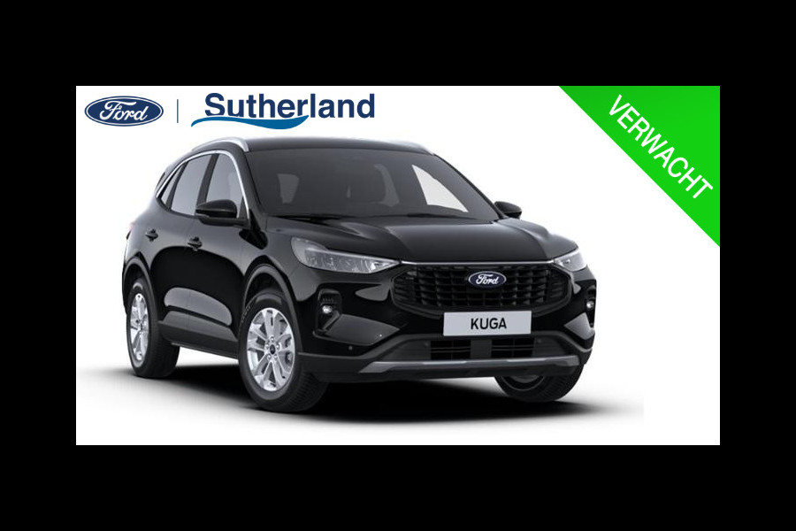 Ford Kuga 2.5 PHEV Titanium | Winter Pack + Wegklapbare Trekhaak + Driver Assistance Pack | Agate Black |  | 2.100 kg trekgewicht | 4.000 Ford Voordeel inbegrepen in prijs