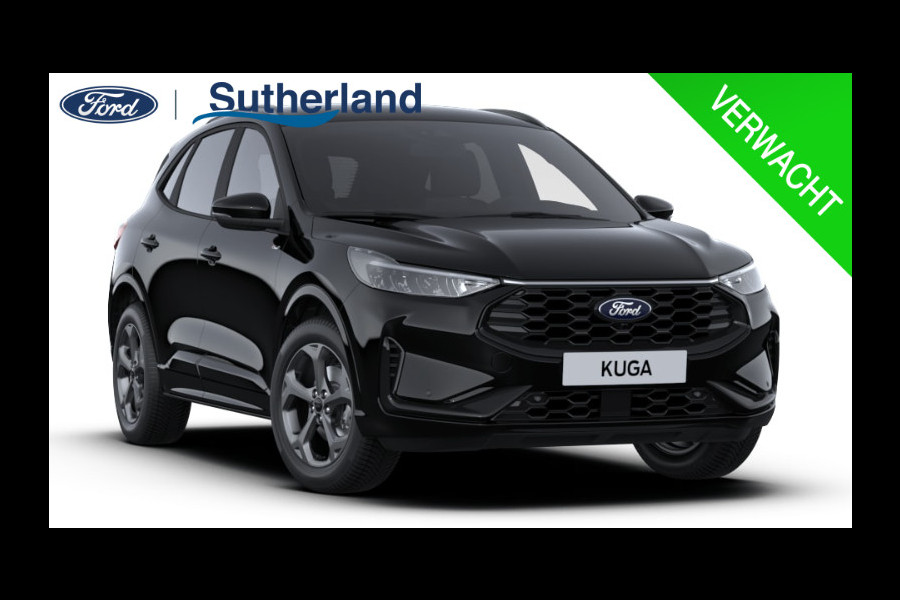 Ford Kuga 2.5 PHEV ST-Line | Winter Pack + Wegklapbare trekhaak | Agate black | 2.100 kg trekgewicht | Prijs 4.000 EU Ford voordeel inbegrepen