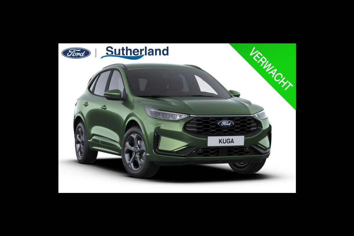 Ford Kuga 2.5 PHEV ST-Line | Winter Pack + Wegklapbare trekhaak | Burnsting green | 2.100 kg trekgewicht | Prijs 4.000 EU Ford voordeel inbegrepen