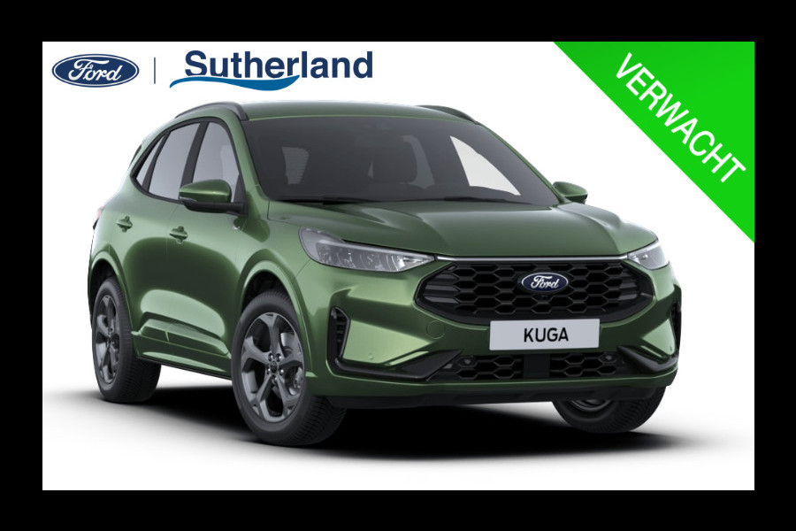 Ford Kuga 2.5 PHEV ST-Line | Winter Pack + Wegklapbare trekhaak | Burnsting green | 2.100 kg trekgewicht | Prijs 4.000 EU Ford voordeel inbegrepen