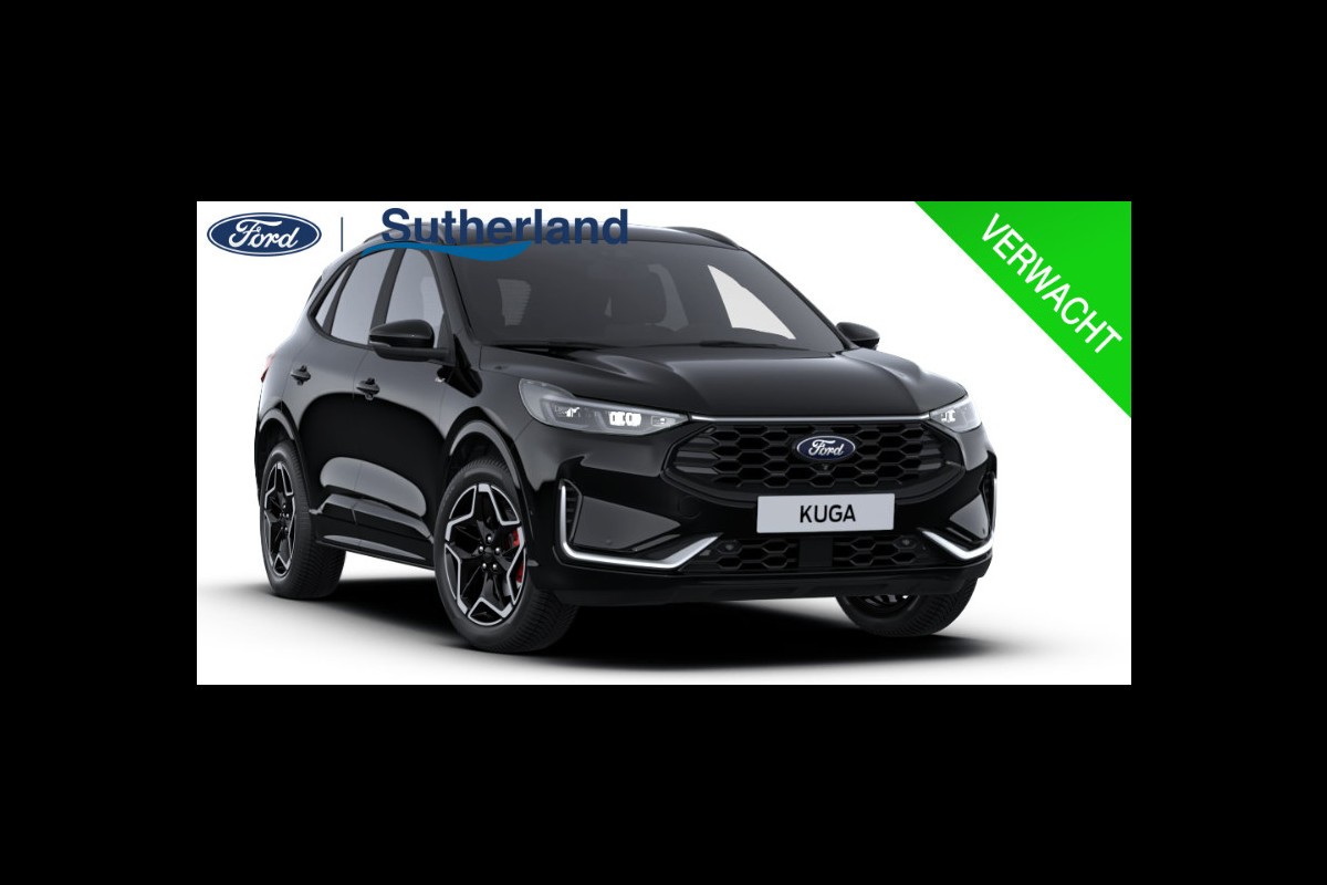 Ford Kuga 2.5 PHEV ST-Line X | Panoramadak + Technology Pack + Winter Pack + Wegklapbare trekhaak + 19 inch lichtmetalen velgen | Agate black | 2.100 kg trekgewicht | Prijs incl. 4.000 EU Ford voordeel