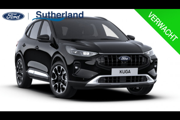 Ford Kuga 2.5 PHEV Active X | Panoramadak + Technology Pack + Winter Pack + Wegklapbare trekhaak + 19 inch lichtmetalen velgen +  Reservewiel | Agate black | Prijs incl. 4.000 Ford voordeel