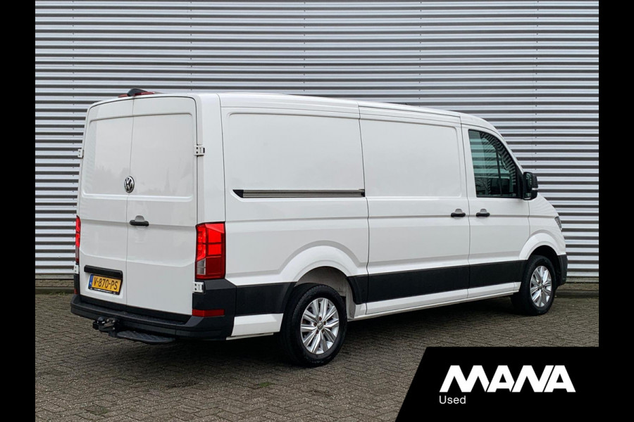 Volkswagen Crafter 35 2.0 3.180 177pk TDI L3H2 Highline LED LMV Airco ACC Sensoren Camera CarPlay Ergo-Stoel Trekhaak Bijrijdersbank 12V