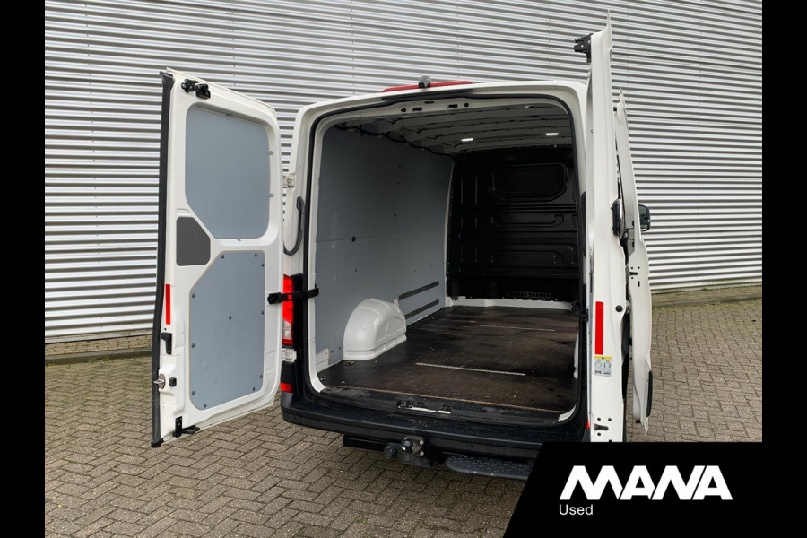 Volkswagen Crafter 35 2.0 3.180 177pk TDI L3H2 Highline LED LMV Airco ACC Sensoren Camera CarPlay Ergo-Stoel Trekhaak Bijrijdersbank 12V