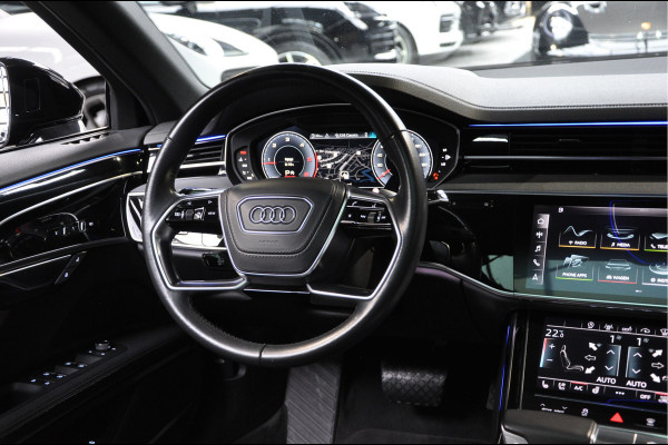 Audi A8 50 TDI quattro Navi Pano Leer HUD B&O 360 Softclose Dodehoekdetectie ACC