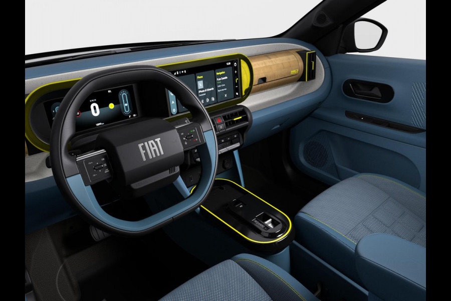 Fiat Grande Panda 1.2 Hybrid La Prima | Automaat | Camera | Clima | Apple Carplay | Cruise | Navi | 17" | Winter Pack