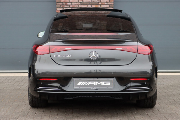 Mercedes-Benz EQE 350 AMG Line 89 kWh | Achterasbesturing | Distronic+ | Burmester | Panoramadak | Digital Light | Warmtepomp | Memory | Keyless Go | Surround Camera | HUD |