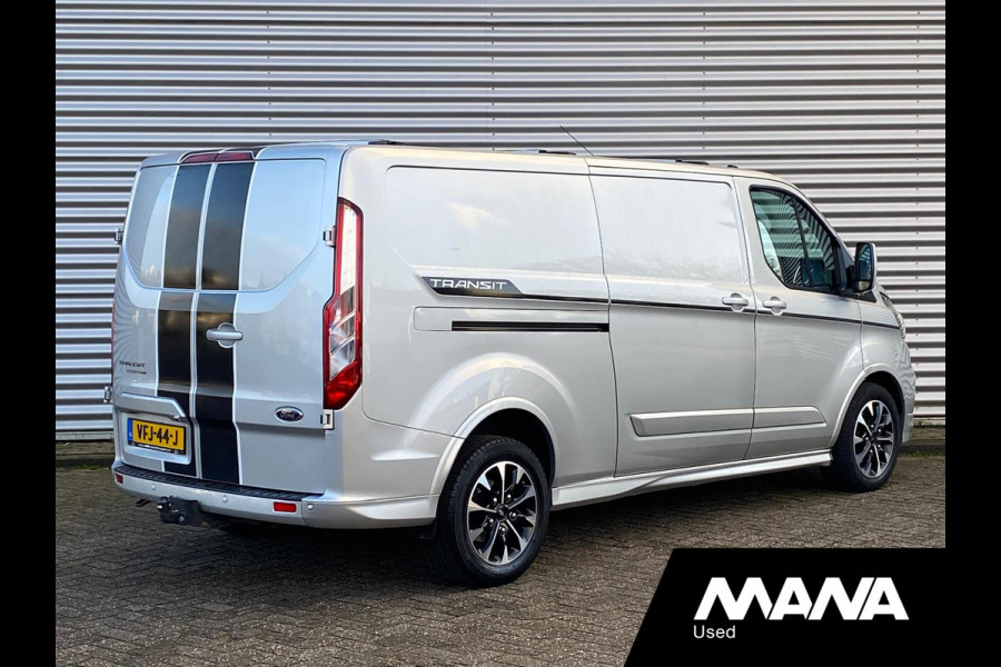 Ford Transit Custom 320 2.0 TDCI L2H1 Sport 185PK Automaat Led LM velgen Sensoren Trekhaak Camera