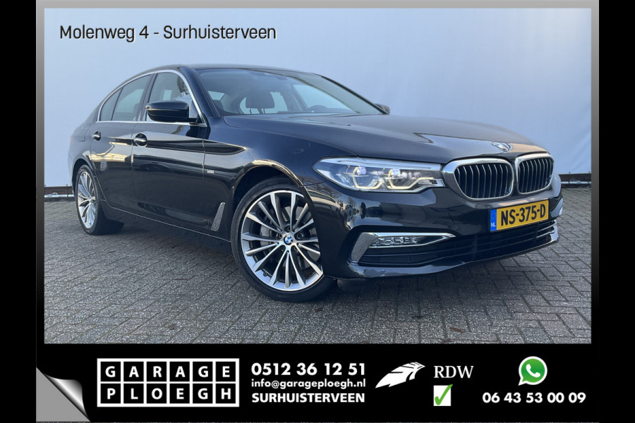 BMW 5 Serie 540i 340pk xDrive Orig-NL Leer HeadUp Memory Ambiance Dealer-oh High Executive 4x4