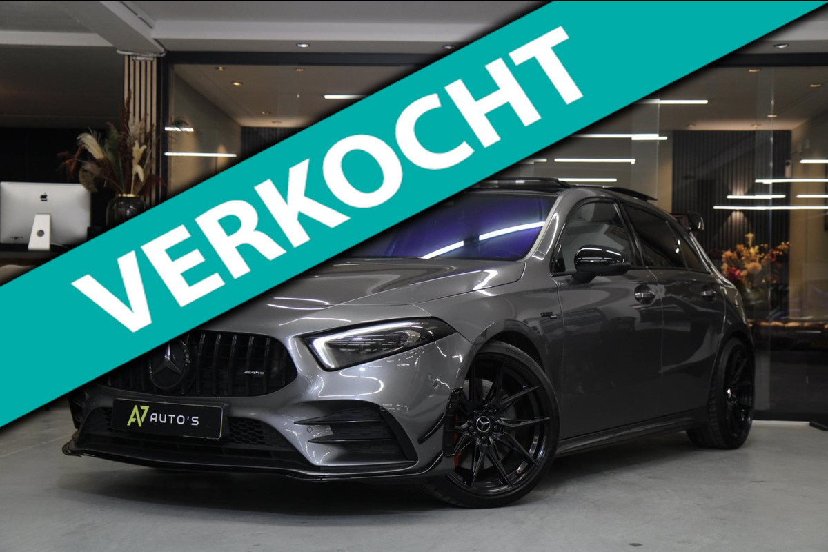 Mercedes-Benz A-Klasse AMG 35 4MATIC PANO/HUD/LANEASSIST/BURM/MEMORYST/BLINDESPOT/BOMVOL